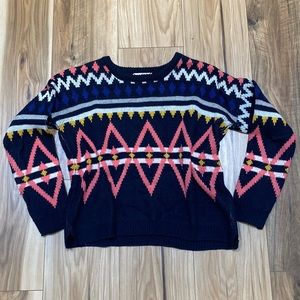 💥5 for $18💥 Pink Rose 90’s style sweater size Small